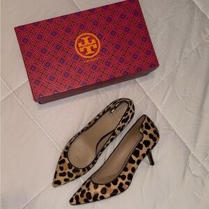 Tory Burch “Elizabeth” - Leopard/Coconut